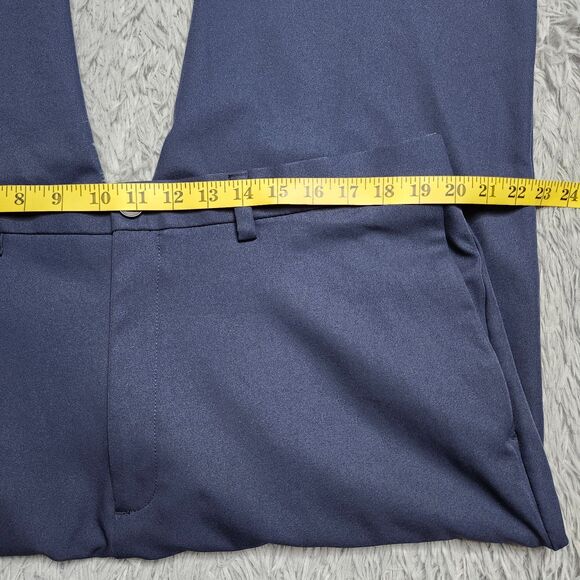 Haggar Golf Pants Mens 40x29 Cool 18 Pro Classic Fit Dress Workwear Polyester - Picture 5 of 10